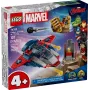 Conjunto de construção LEGO Marvel Super Heroes Capitão América Thanos 76319 — 107 peças, 2 minifiguras, idade 4+