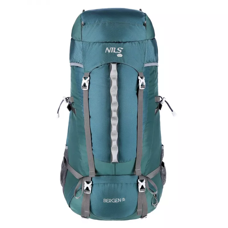 Mochila de caminhada NILS Camp NC1949 Bergen 65L – verde