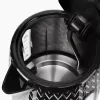 Chaleira elétrica NELO, capacidade de 1,7 l, 2000 W, preta