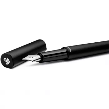 Caneta de tinta permanente Pelikan 823593 sistema de cartuchos preto