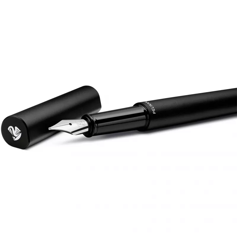 Caneta de tinta permanente Pelikan 823593 sistema de cartuchos preto