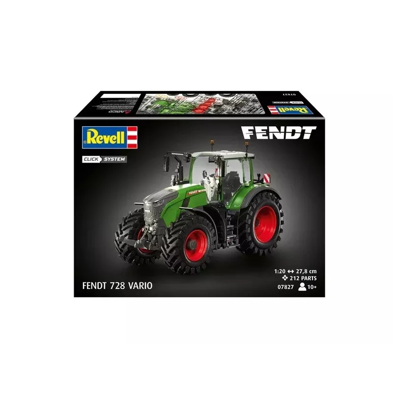 Modelo em plástico trator Fendt 728 Vario