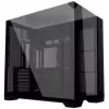 Bundle de caixa de PC Lian Li O11 Vision Compact + 3x ventoinhas UNI FAN SL-INF 120 Reverse Blade - preto