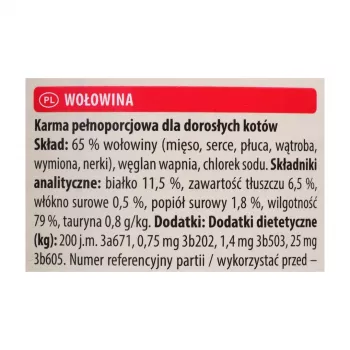 ANIMONDA Carny Adult Vaca – Alimento húmido para gatos – 400 g