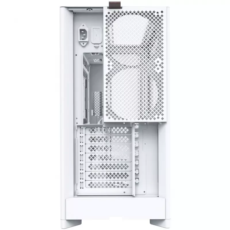 Caixa de computador Montech HS01 Tempered Glass ATX branco