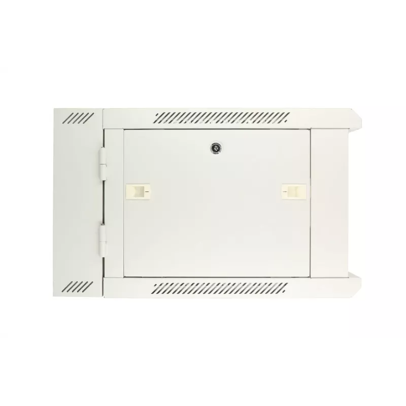 Armário rack de parede Extralink 6U 600x600 AZH cinzento montagem na parede, tipo basculante