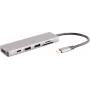Dock para portátil S/CONN 14-05027 com fios USB 3.2 Gen 1 Type-C cinzento