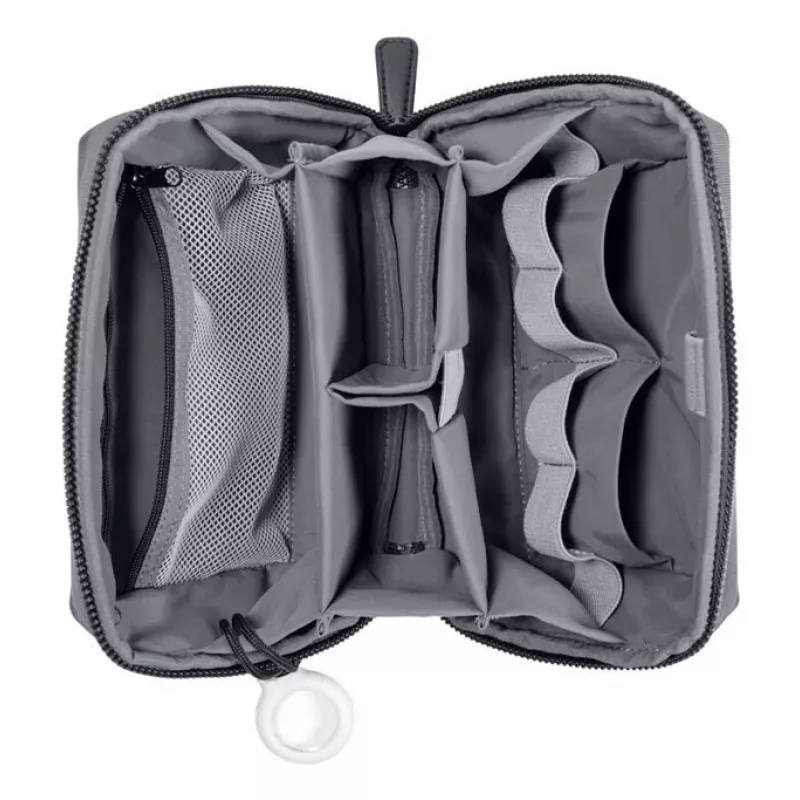 Organizador de viagem Belkin MMA013HQBK design compacto material resistente, bolsa de transporte para cabos e acessórios