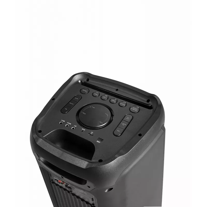 Sistema de karaoke Blaupunkt PB10DB 1000W microfone com fio indicador LED