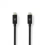 Nedis cabo USB-C de 2 m 4.0 Gen2x2, 240W, 20 Gbps (CCGB66020BK20)