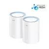 Sistema Mesh Cudy M1200 pack de 2 – Wi-Fi 5 dual band (300/867 Mbit/s), 2 unidades, 1 porta LAN, suporta 100 dispositivos