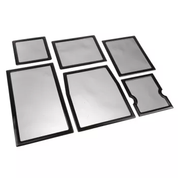 Conjunto de filtros de poeira Demciflex para Cooler Master HAF XM - preto/preto