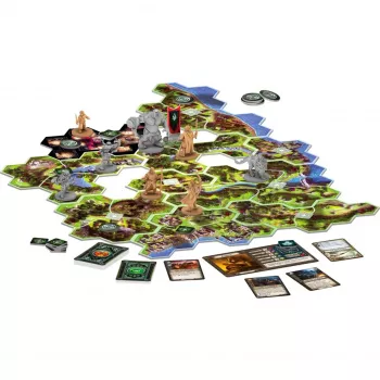Asmodee O Senhor dos Anéis: Viagem pela Terra Média, jogo de tabuleiro