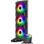 Refrigerador líquido AIO para CPU PCCOOLER GI-CX360 radiador de 360 mm, bomba/ventoinhas 2000 rpm