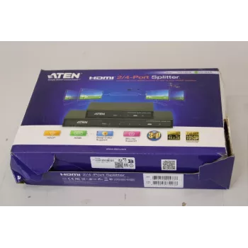 Splitter HDMI Incase 4 portas HDMI Aten VS184A 4K – 4 saídas, suporte 4K