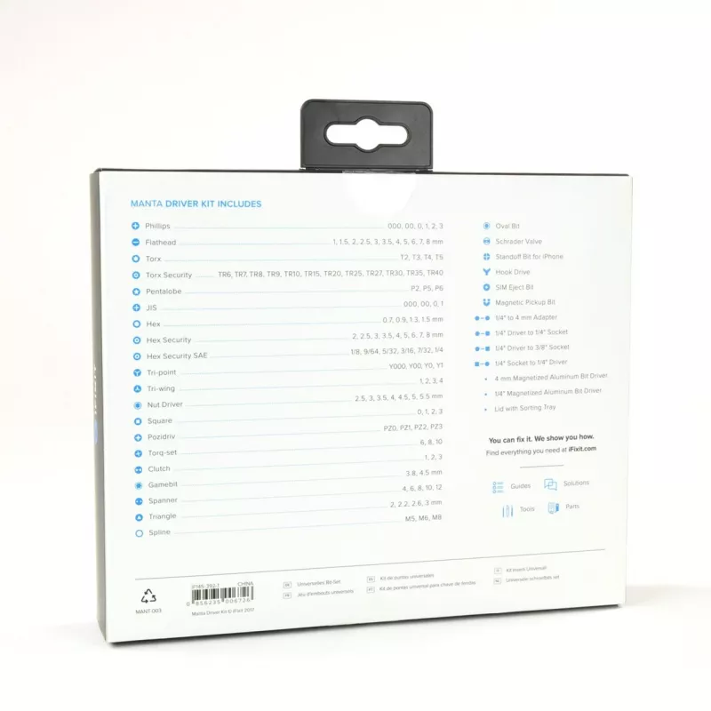 iFixit EU145392 Ponta de chave de fendas 112 unid.