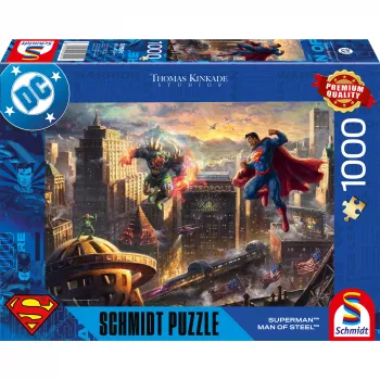 Thomas Kinkade Studios: DC Superman - Man of Steel, puzzle 1000 peças