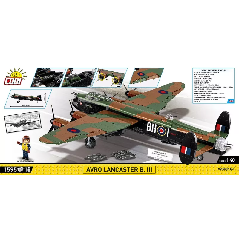 Blocos Avro Lancaster B.III 1595 peças