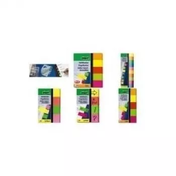 Etiquetas autoadesivas Sigel HN635 verde rosa vermelho amarelo 160 unid.