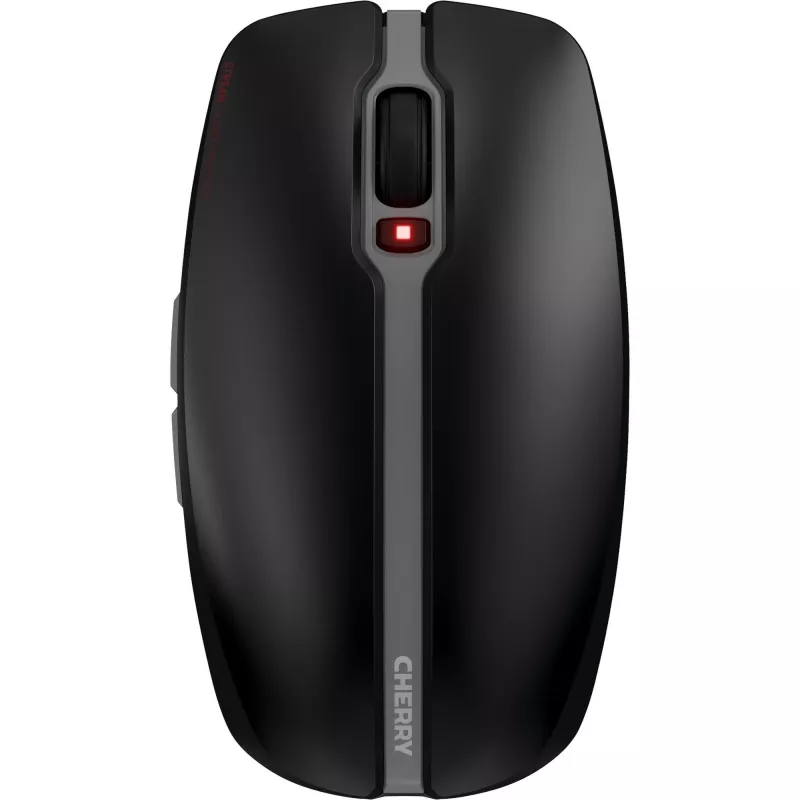 Teclado Cherry Stream Desktop Recharge com rato incluído universal RF sem fios AZERTY belga preto
