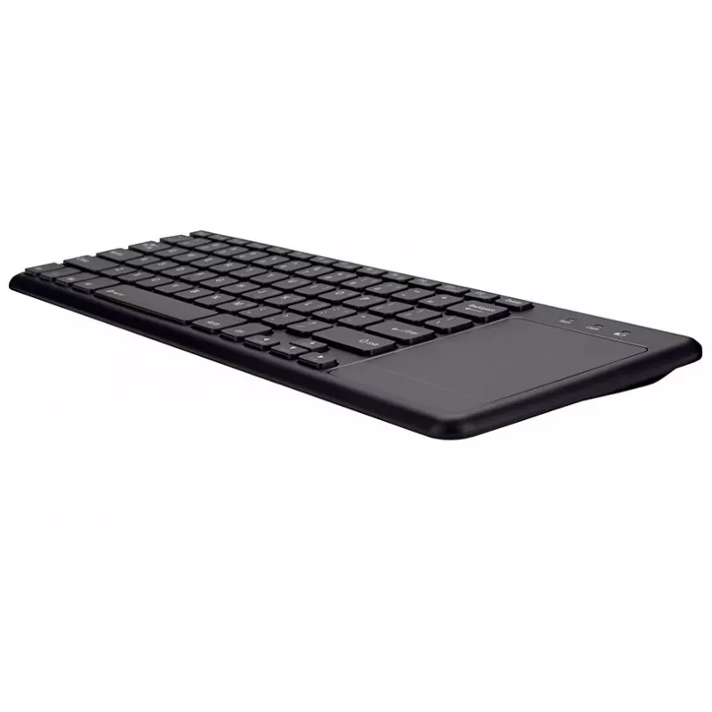 Teclado sem fios RF TRACER TRAKLA46367 — tamanho completo, membrana, touchpad, 2,4 GHz, preto