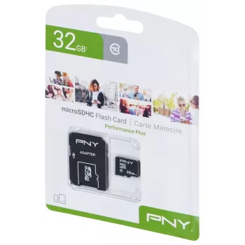 MicroSDHC PNY Performance Plus 32 GB Classe 10 P-SDU32G10PPL-GE