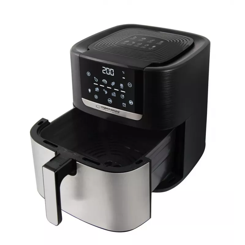 Esperanza EKA004 Pollo Fritto fritadeira sem gordura, 8 L, 1700 W, inox