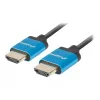 Cabo HDMI LANBERG CA-HDMI-22CU-0018-BK 1,8 m — HDMI Type-A para A, HDMI 2.0, 18 Gbit/s, ARC, banhado a ouro