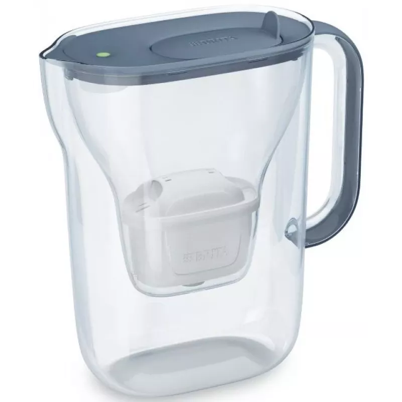 Jarra com filtro de água BRITA Style Essential grafite com 4 filtros MAXTRA Pro, depósito de 2,4 l, 1,4 l filtrados