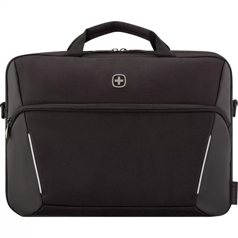 Pasta para portátil Wenger XE Compact Brief 16 com compartimento para tablet, preto