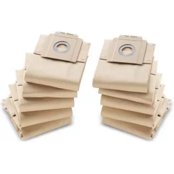 Saco de pó Karcher 6.904-333.0 para aspirador de chão, papel, areia, 10 unid.