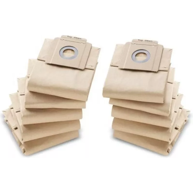 Saco de pó Karcher 6.904-333.0 para aspirador de chão, papel, areia, 10 unid.