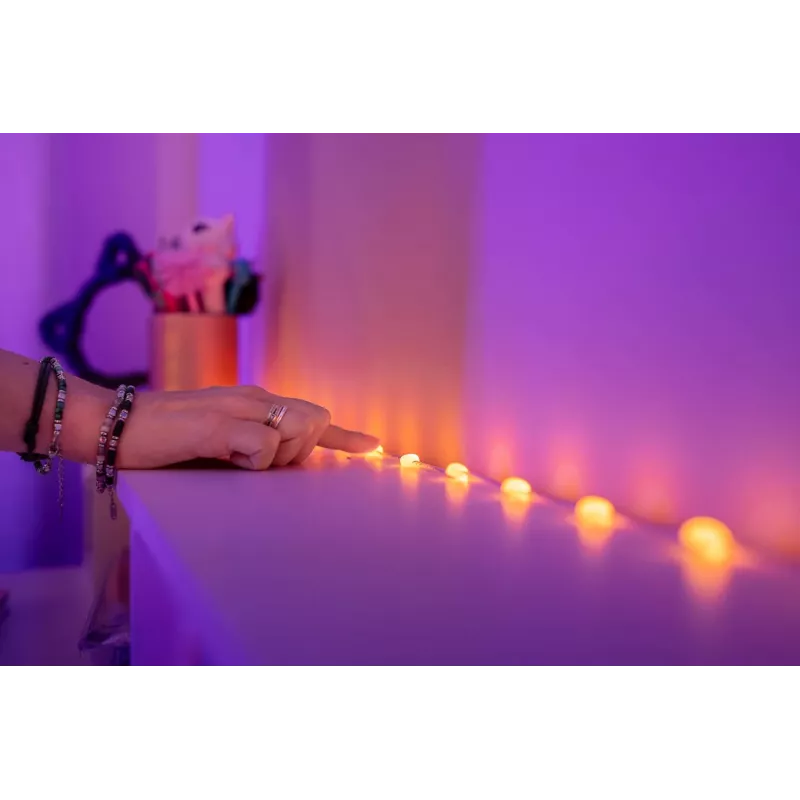 Luzes de árvore de Natal LED Twinkly Candies TWKH200RGB-G 6 m 200 luzes