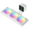 Refrigeração líquida para CPU Gamemax | GLACIER 360 LCD WH | Intel, AMD