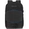 Mochila para portátil Tellur TLL611282 com porta USB e faixa iluminada, preta