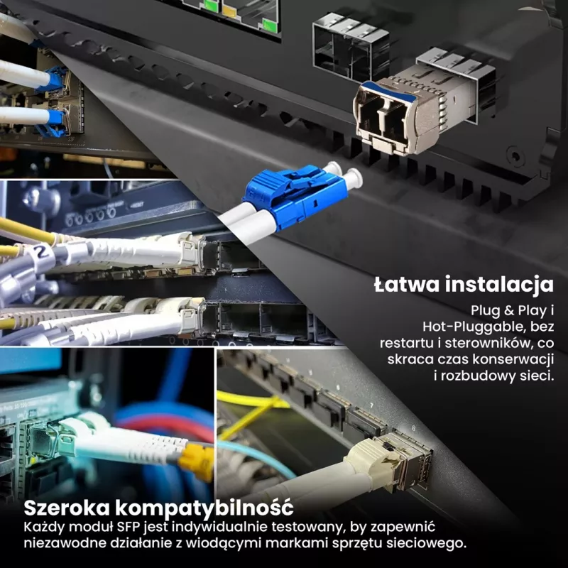 Extralink SFP28 25G pack de 2 | módulo SFP28 | 25Gbit/s, LC/UPC duplex, 1310nm, 10km, monomodo, DOM módulo transceptor de rede