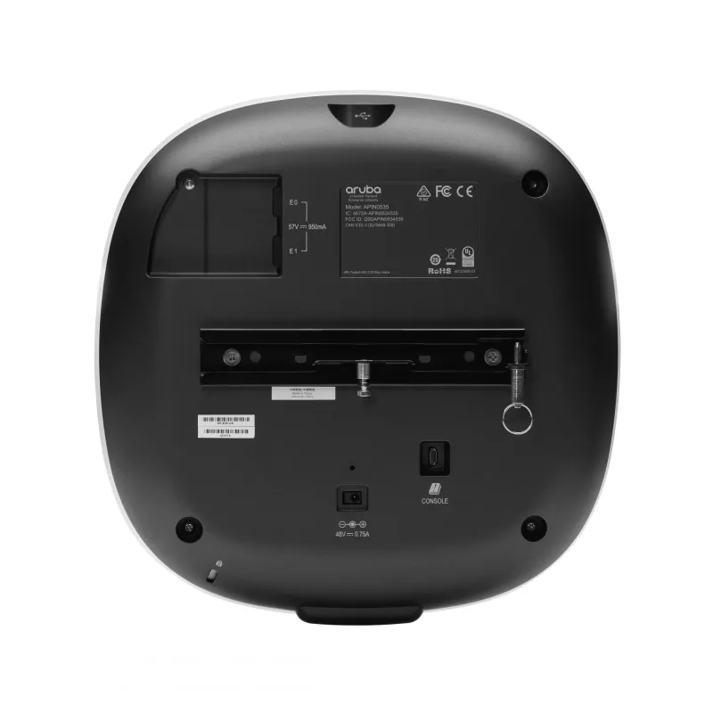 HPE - Aruba AP-535 (RW) - Campus - Estação base sem fios ZigBee Bluetooth 5.0 ZigBee Bluetooth Wi-Fi 6 2,4 GHz 5 GHz