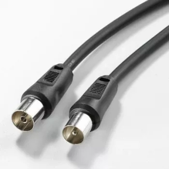 Cabo coaxial VALUE 11.99.4463 2,5 m preto