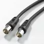 Cabo coaxial VALUE 11.99.4463 2,5 m preto