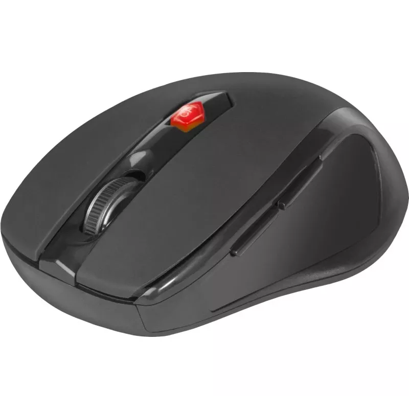 Rato ótico sem fios RF para destro DEFENDER ULTRA MM-315 — 1600 DPI, 6 botões, recetor USB, preto