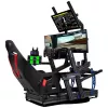 Next Level Racing | GTElite Direct Mount Overhead Monitor Add-On | Até 32 polegadas | Preto