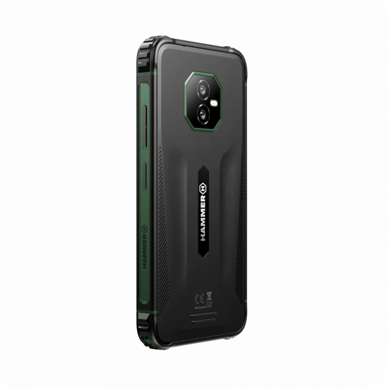 Hammer Ranger 4G smartphone, IPS de 6,1 polegadas 720x1560, 6 GB de RAM, 256 GB, Android 15, Dual SIM, verde