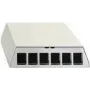 Patch panel Rutenbeck PP-UM A-6 Ap rw 6 portas branco puro