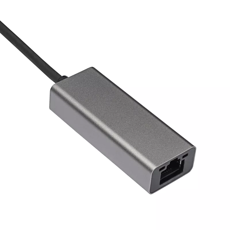 Adaptador USB-C para Gigabit Ethernet Akyga AK-AD-65, RJ45, 15 cm, prateado