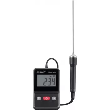 Termómetro de penetração VOLTCRAFT PTM-200 intervalo de medição temperatura -200 a 200 °C tipo de sonda Pt1000 medição por contacto (VC-12920030)