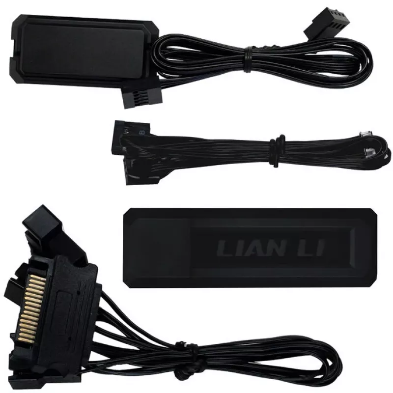Ventoinha de caixa 120mm ARGB PWM com ecrã LCD sem fios Lian Li UNI FAN TL