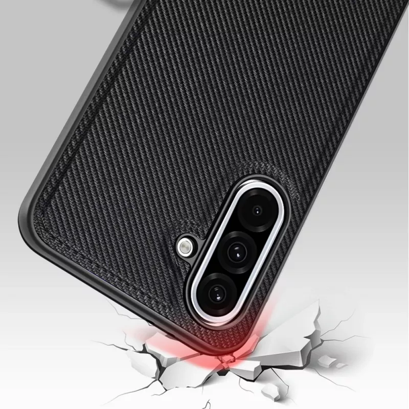 StyleShell NYLO, capa de telemóvel preta, Samsung Galaxy A36 5G