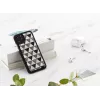 Capa para telemóvel iKins para iPhone 11 Pro – design de pirâmides preto