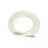 Cabo de patch Extralink SC/APC–SC/APC monomodo G.657.A2 3 mm simplex LSOH 10 m, branco