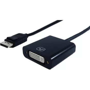 Adaptador DisplayPort-DVI STANDARD, ficha DP-conector fêmea DVI, 0,15 m (S3202)